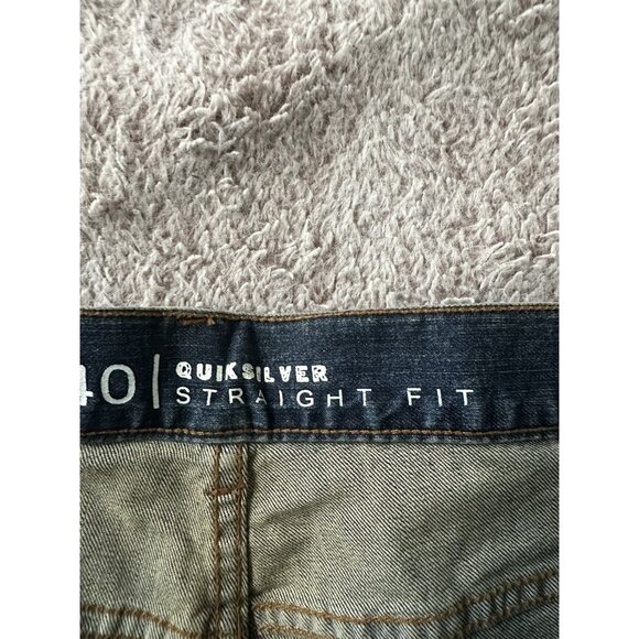 Quiksilver Men’s Jeans Revolver Straight Fit Size 40x32 New - Picture 10 of 16